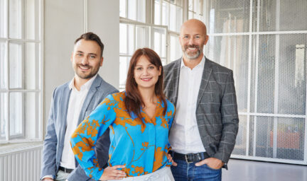 Online Sales Team v.l Pernkopf, Schopf, Zottl